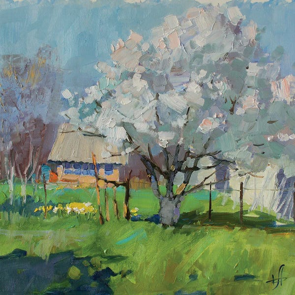 Artists Like Monet: Summer House In April by CountessArt