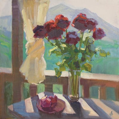 Sunny Day Koktebel by CountessArt framed wall art