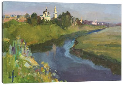 Suzdal Aers Monastery Canvas Art Print - CountessArt