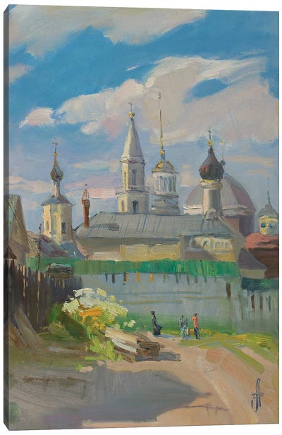 Boris And Bleb Monastery. Torzhok. Russia Canvas Art Print - CountessArt