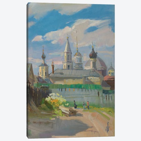 Boris And Bleb Monastery. Torzhok. Russia Canvas Print #HDV282} by CountessArt Art Print