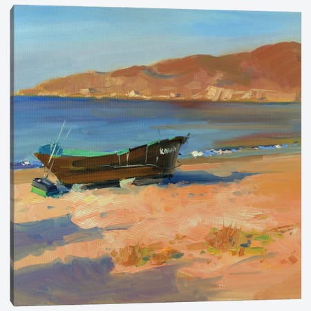Fishing Boat Canvas Print #HDV28} by CountessArt Canvas Art Print