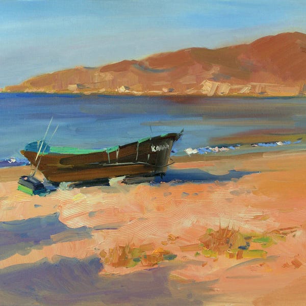 Artists Like Monet: Fishing Boat by CountessArt