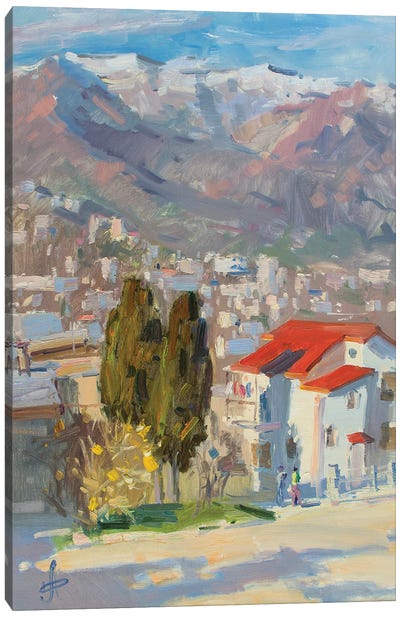 Winter Yalta Canvas Art Print - CountessArt