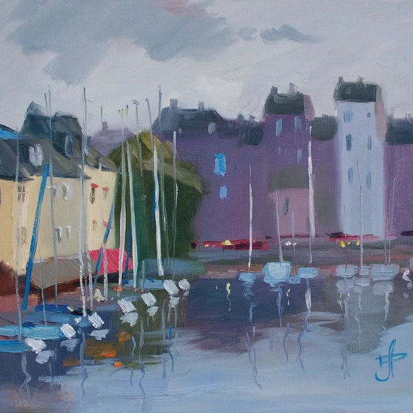 Yachts: Yachts, Honfleur, France I by CountessArt