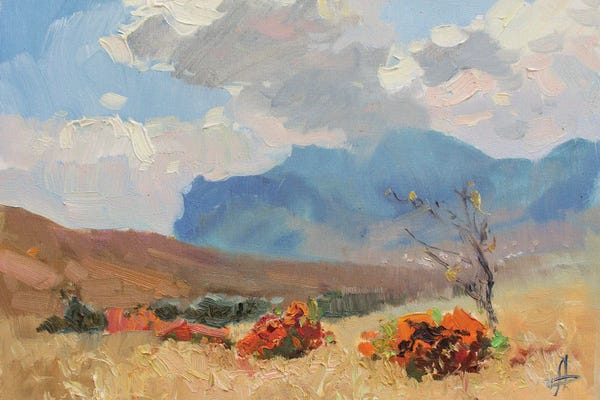 Pastel Impressionism: Autumn Koktebel by CountessArt