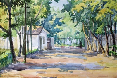 Yangon Midday by CountessArt canvas print