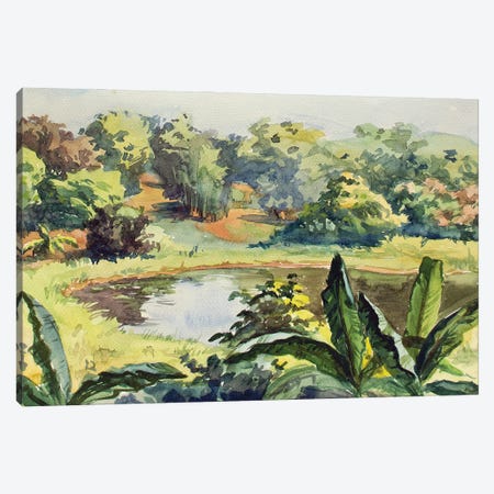 Yangon Pond Canvas Print #HDV309} by CountessArt Canvas Artwork