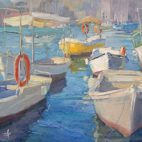CountessArt: Yellow Boat by CountessArt