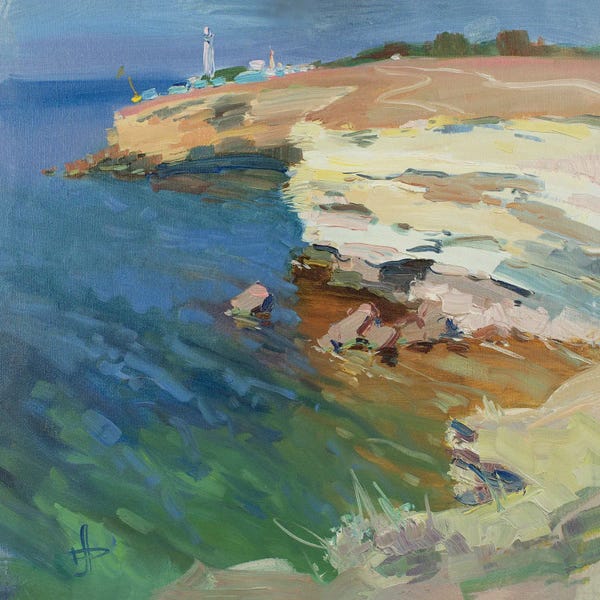 Lighthouse On The Cliff