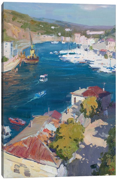 Balaklava Bay Canvas Art Print - Russia Art