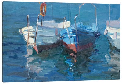Pleasure Boats Of Balaklava Canvas Art Print - Russia Art