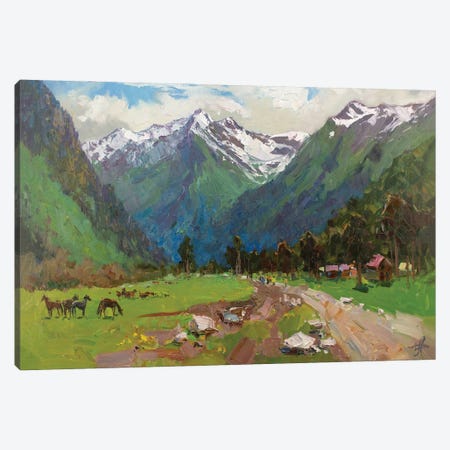 Arkhyz. In The Mountains Canvas Print #HDV349} by CountessArt Canvas Wall Art