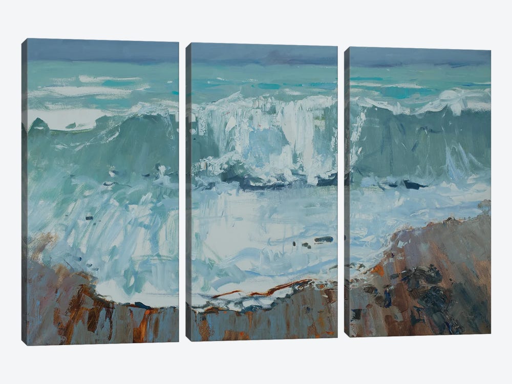 I See The Sea by CountessArt 3-piece Canvas Artwork