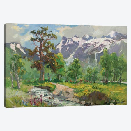 Arkhyz. Sofia Glacier Canvas Print #HDV351} by CountessArt Canvas Art Print