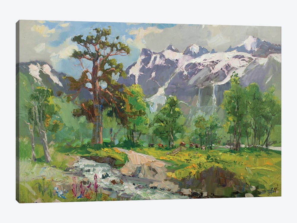 Arkhyz. Sofia Glacier by CountessArt 1-piece Canvas Artwork