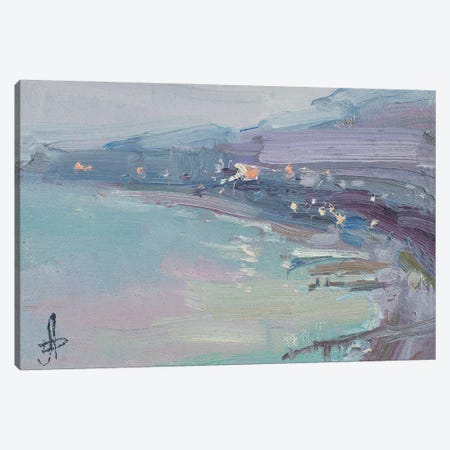 Seaside Canvas Print #HDV367} by CountessArt Canvas Art Print