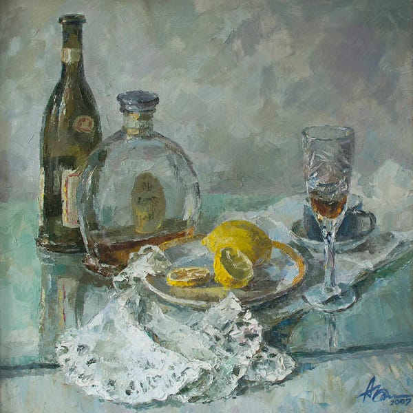 CountessArt: Still Life With Wineglass by CountessArt