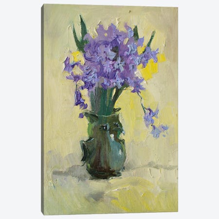 Hyacinths Still-Life Canvas Print #HDV389} by CountessArt Canvas Artwork