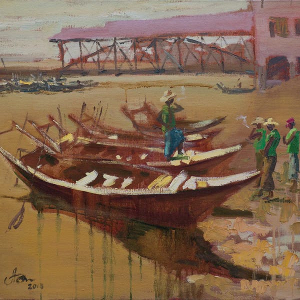 Artists Like Monet: Awaiting Passangers by CountessArt