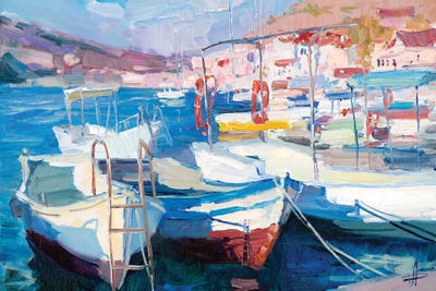 Balaklava Boats by CountessArt art print