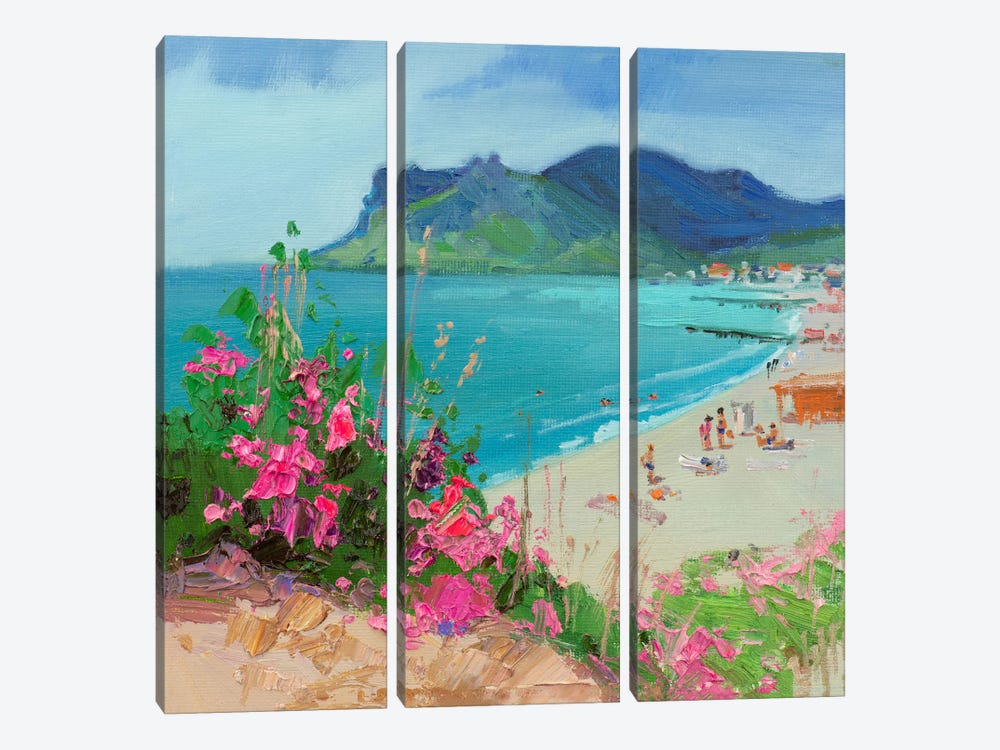 Koktebel Bay by CountessArt 3-piece Canvas Art Print