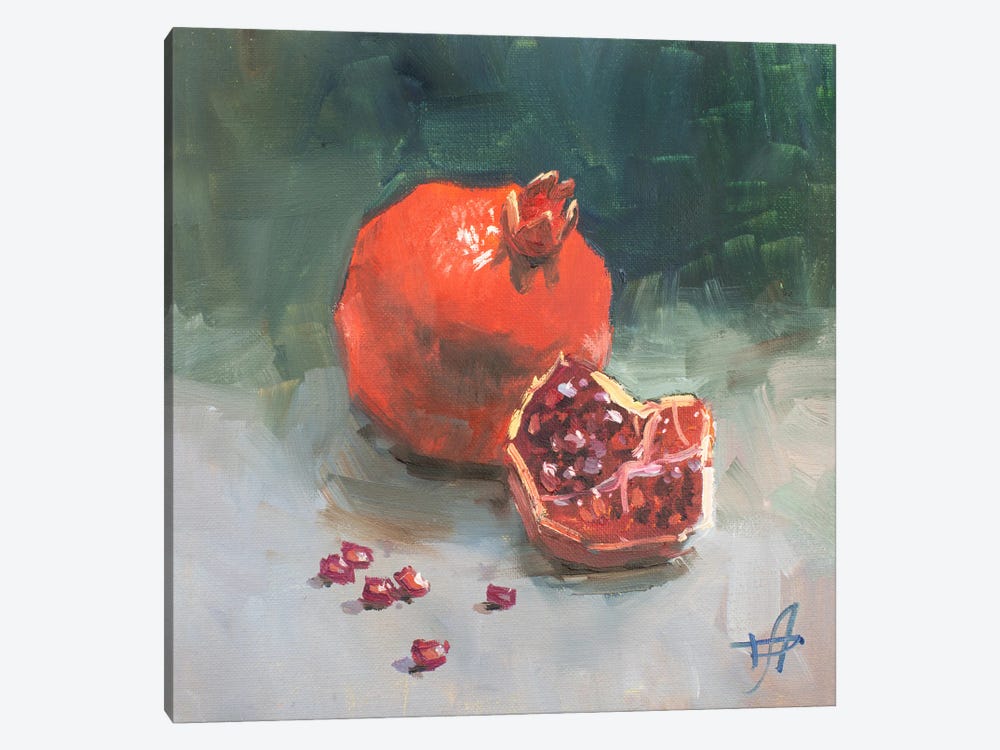 Pomegranate by CountessArt 1-piece Canvas Artwork