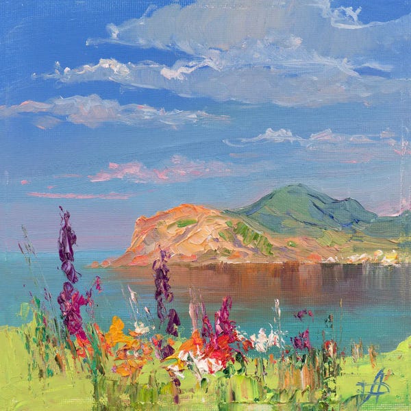Contemporary Coastal: Spring In Eastern Crimea by CountessArt