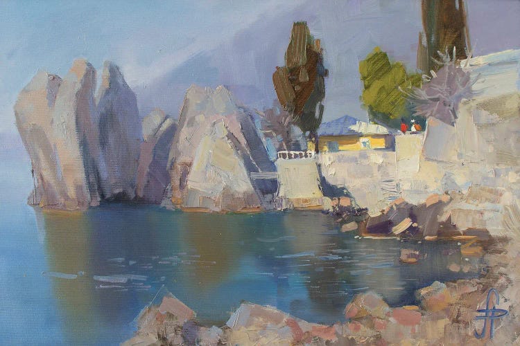 Morning Chekhov Summer House by CountessArt wall art