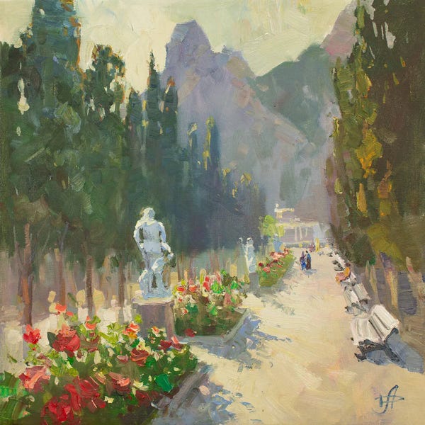 Cypress Trees: Cypress Alley by CountessArt