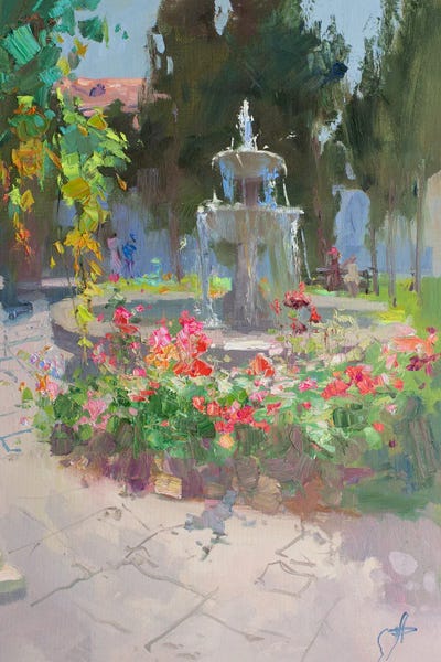 Fountains: Italian Fontain by CountessArt