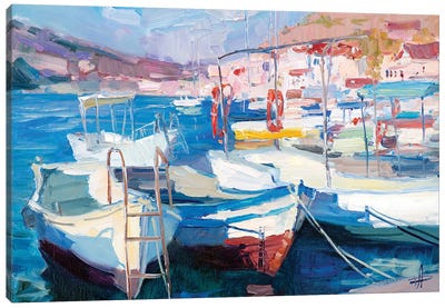 Balaklava Boats Canvas Art Print