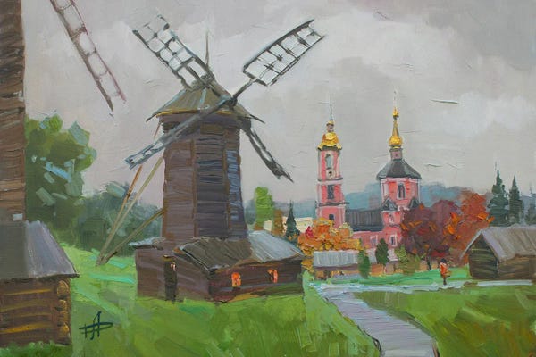 Watermills & Windmills: Suzdal. Wind Mill by CountessArt