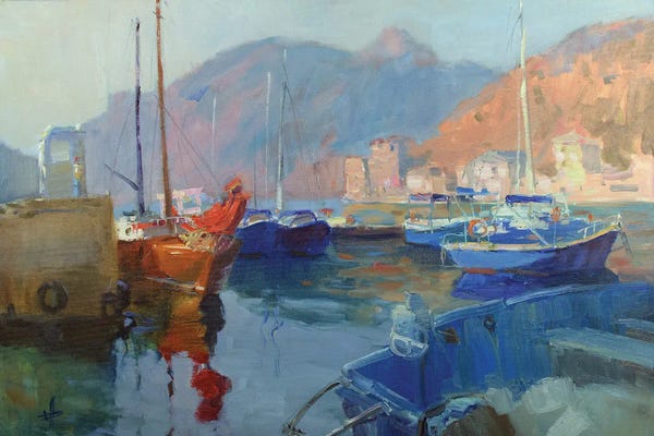 Ukraine: Pink Sails In Balaklava by CountessArt