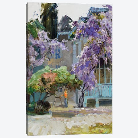 Revel Of Wisteria Canvas Print #HDV54} by CountessArt Canvas Print