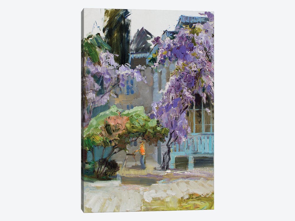 Revel Of Wisteria by CountessArt 1-piece Canvas Wall Art