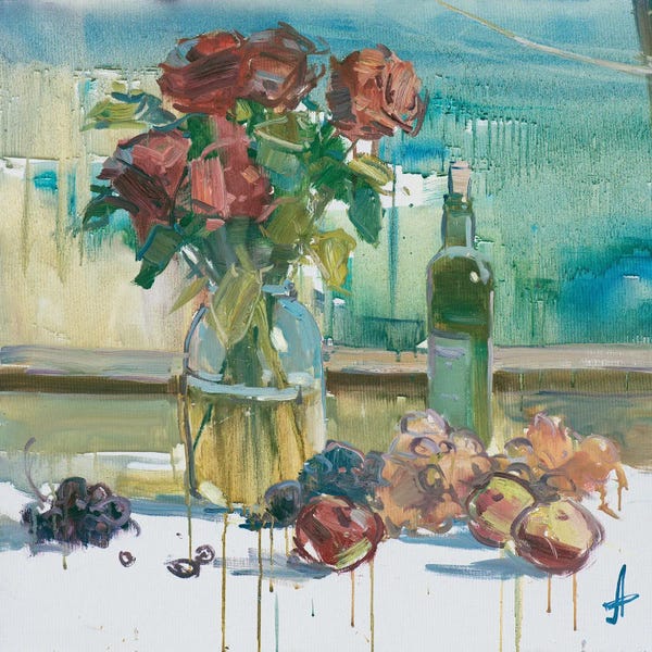Roses On Terrace