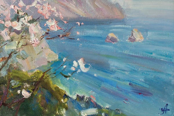 Pastel Impressionism: Spring Adalars Cardboard by CountessArt