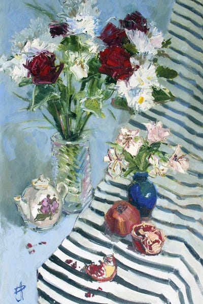 Authentic Eclectic: Vases and Pomegranate by CountessArt