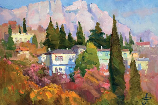 Ukraine: Alupka At The Foot Of Ai-Petry by CountessArt