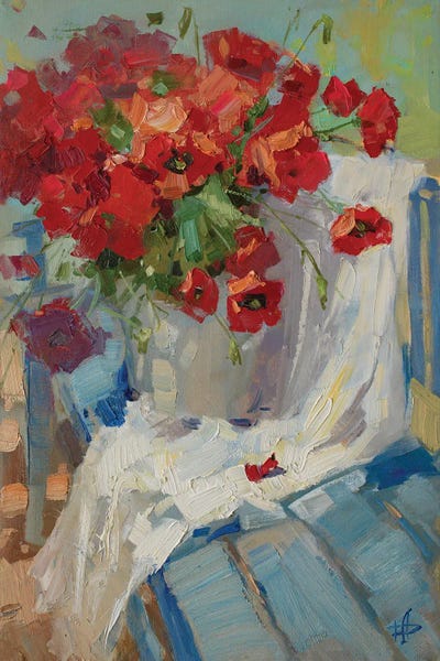 CountessArt: Blue Bench by CountessArt