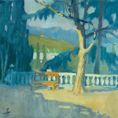 Alushta Smelev Museum by CountessArt framed wall art