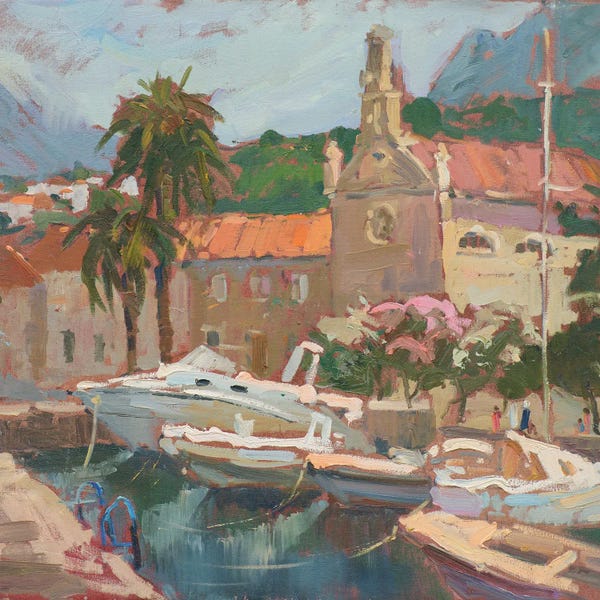 Harbors: Boats Montenegro by CountessArt