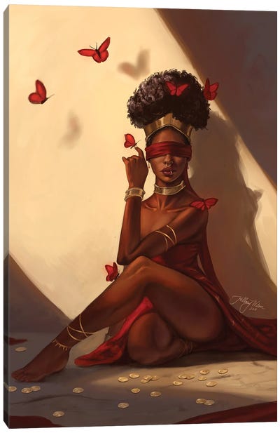 The Oracle Canvas Art Print - Art by Black Artists