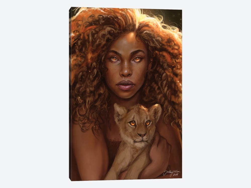 Lioness by Hillary D Wilson 1-piece Art Print