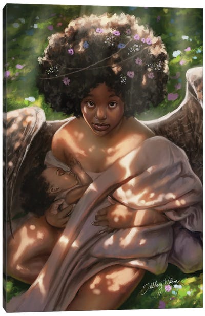 Goddess Of Fertility Canvas Art Print - Angel Art