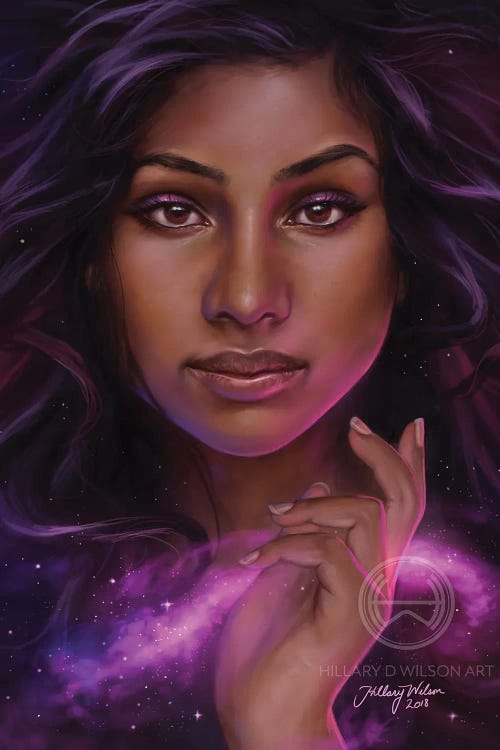 Galaxy by Hillary D Wilson wall art
