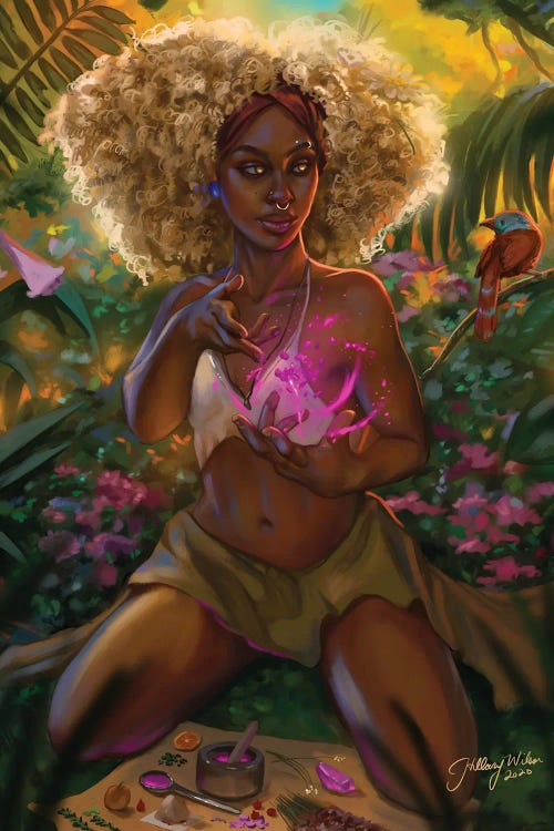 Spell Caster by Hillary D Wilson wall art