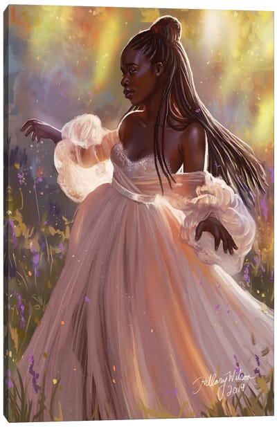 Princess Canvas Art Print - Black Joy