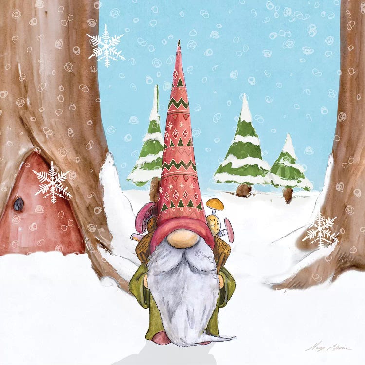 Winter Gnome I by Hugo Edwins wall art